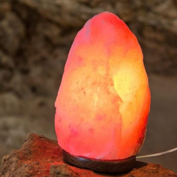 Himalayan Natural Salt Lamp – White, Pink, and Grey Variants | Multiple Sizes (2-3 kg, 3-5 kg, 4-6 kg) - Image 3