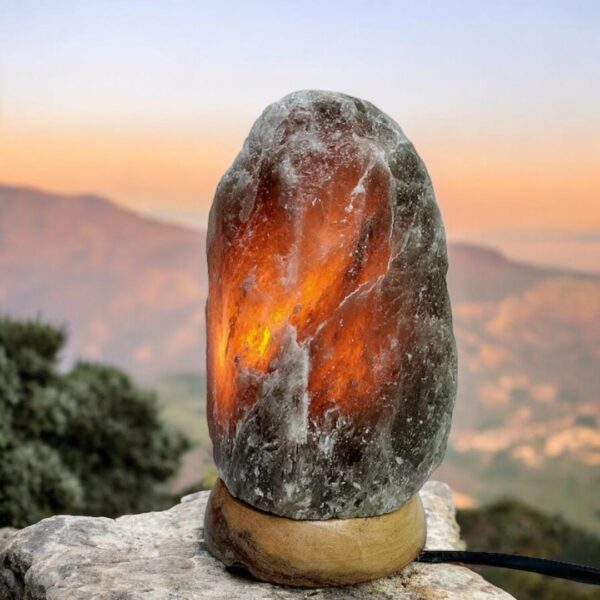 Himalayan Natural Salt Lamp – White, Pink, and Grey Variants | Multiple Sizes (2-3 kg, 3-5 kg, 4-6 kg) - Image 4